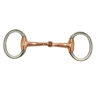 Colorado Saddlery Eggbutt Snaffle Bit with Copper Mouthpiece