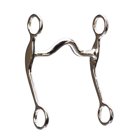 Colorado Saddlery 6-1/2 in. Nickel-Plated Quarter Horse Bit with 5 in. Medium Port Mouthpiece