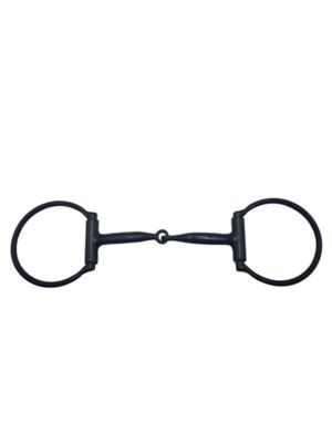 Colorado Saddlery Steel Snaffle Bit, Black