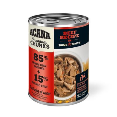 ACANA All Life Stages Premium Chunks Beef Recipe Wet Dog Food, 12.8 oz.