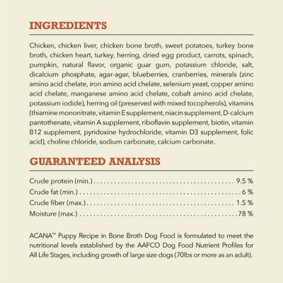 Image showing 5 th ACANA Puppy Premium Pate Puppy Recipe in Bone Broth Wet Dog Food, 12.8 oz.