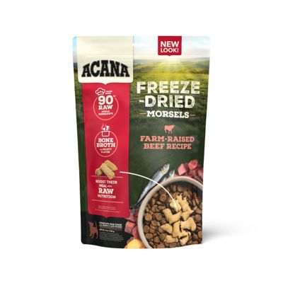 ACANA Freeze Dried Dog Food, Morsel Ranch Raised Beef 8 oz.