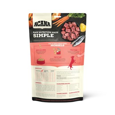 Image showing  Freeze Dried Morsels Free-Run Beef Recipe Dog Food & Topper, 8 oz.