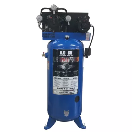 Eagle 5 HP 60 gal Vertical Stationary Air Compressor 150 PSI Stationary Air Compressors