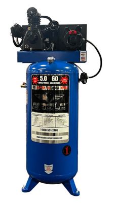 Eagle 5 HP 60 gal. 2 Stage Upright Stationary Air Compressor