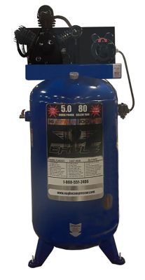 Eagle 5 HP 80 gal. 2 Stage Upright Stationary Air Compressor