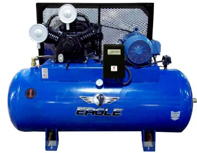 Eagle 10 HP 120 gal. 2 Stage Horizontal Air Compressor