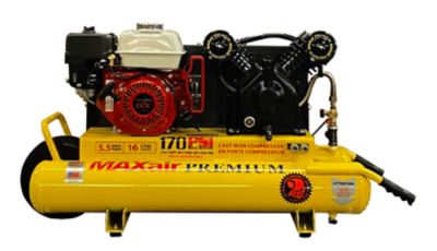 MAXair 5.5 HP 10 gal. Twin Tank Wheelbarrow Air Compressor