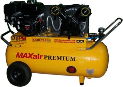 MAXair 6.5 HP 25 gal. Portable Horizontal Air Compressor