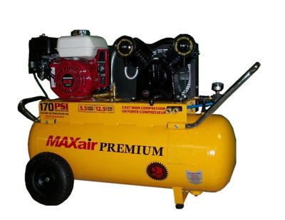 MAXair 5.5 HP 25 gal. Portable Horizontal Air Compressor