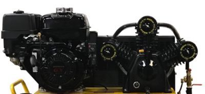 Image showing  9 HP 10 gal. Twin Tank Wheelbarrow Air Compressor, GMAP