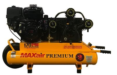 MAXair 9 HP 10 gal. Twin Tank Wheelbarrow Air Compressor