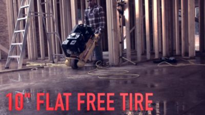 Image showing  9 hp 10 gal. Twin Tank Wheelbarrow Air Compressor