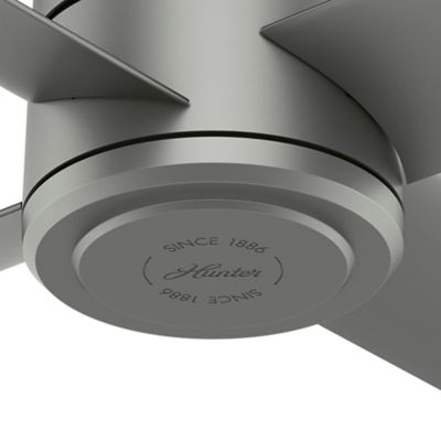 Image showing 2 th Hunter 60 in. 8-Speed Indoor/Outdoor Trak Damp-Rated Commercial Ceiling Fan with Wall Control, 120V