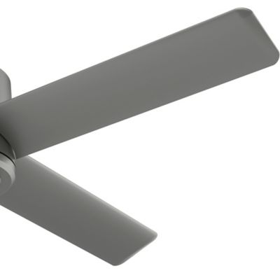 Image showing 4 th Hunter 60 in. 8-Speed Indoor/Outdoor Trak Damp-Rated Commercial Ceiling Fan with Wall Control, 120V