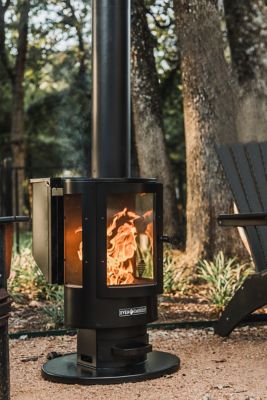 Image showing 7 th Even Embers Pellet-Fueled Patio Heater, 100 sq. ft., 70,000 BTU