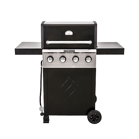 Even Embers Gas 4-Burner Silver/Black at