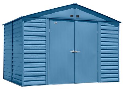 Arrow 10 ft. x 8 ft. Select Steel Storage Shed, Blue Grey