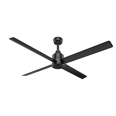 Hunter 84 in. Trak Damp-Rated Commercial Ceiling Fan with Wall Control, 120V