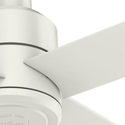 Image showing 3 th Hunter 96 in. 8-Speed Indoor/Outdoor Trak Damp-Rated Commercial Outdoor Ceiling Fan with Wall Control, Black