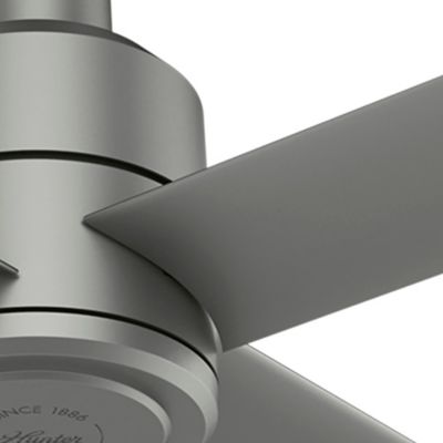 Image showing  96 in. 8-Speed Indoor/Outdoor Trak Damp-Rated Commercial Outdoor Ceiling Fan with Wall Control, Black