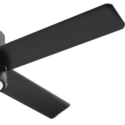 Image showing  60 in. 3-Speed Indoor/Outdoor Trak Damp-Rated Commercial Ceiling Fan with LED Light and Wall Control, 120V