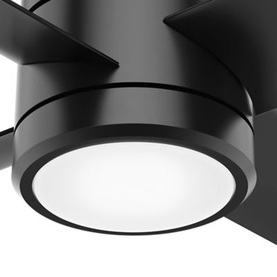 Image showing  60 in. 8-Speed Indoor/Outdoor Trak Commercial Ceiling Fan with LED Light and Wall Control, 240V