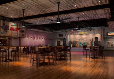 Image showing  72 in. 8-Speed Indoor/Outdoor Trak Damp-Rated Commercial Ceiling Fan with LED Light and Wall Control, 120V