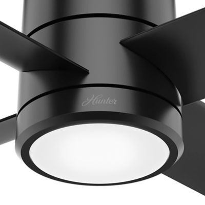 Image showing  72 in. 8-Speed Indoor/Outdoor Trak Damp-Rated Commercial Ceiling Fan with LED Light and Wall Control, 120V