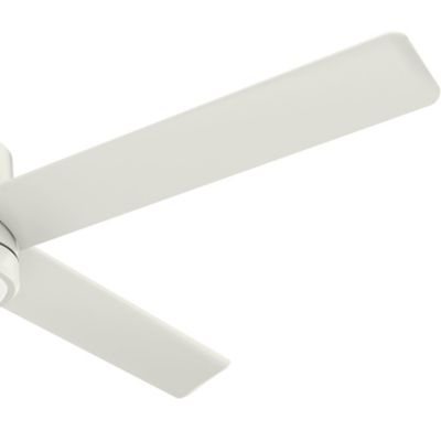 Image showing  72 in. 8-Speed Indoor/Outdoor Trak Damp-Rated Commercial Ceiling Fan with LED Light and Wall Control, 120V