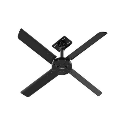 Hunter XP Commercial Ceiling Fan with Wall Control, Black