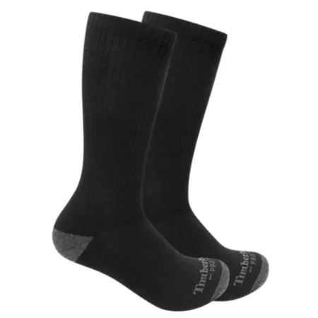 Timberland PRO Men's Basic Crew Mid-Cushion Socks 6-Pack Men's Crew Socks