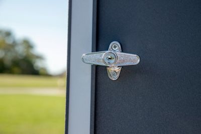 Image showing 8 th Arrow 8 ft. x 5 ft. SOJAG Denali Steel Storage Shed, Anthracite