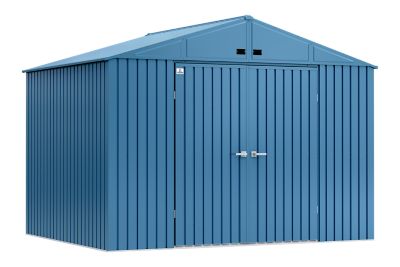 Arrow Elite 10 ft. x 8 ft. Steel Storage Shed, Blue Grey -  EG108BG