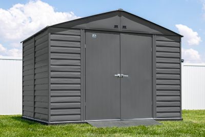 Image showing  10 x 8ft. Select Steel Storage Shed, Charcoal