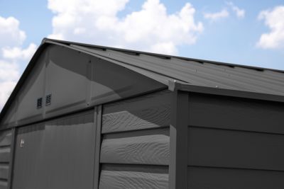 Image showing 9 th Arrow 10 x 12ft. Select Steel Storage Shed, Charcoal