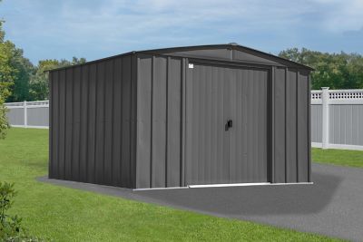 Image showing  10 x 12ft. Classic Steel Storage Shed, Charcoal