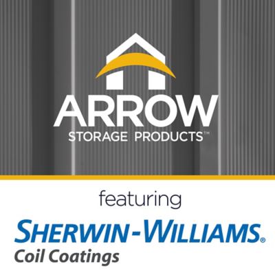 Image showing  6 x 4ft. Classic Steel Storage Shed, Charcoal