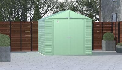 Image showing  8 x 8ft. Select Steel Storage Shed, Sage Green