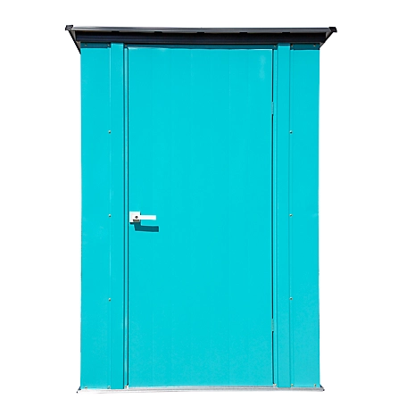 Arrow Spacemaker Patio Shed, Teal/Anthracite, 4 ft. x 3 ft.