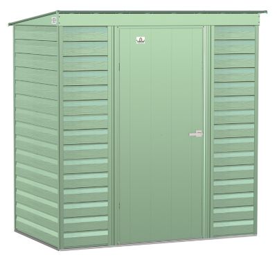 Arrow 6 ft. x 4 ft. Select Steel Storage Shed, Sage Green