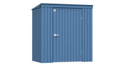 Arrow Elite Steel Storage Shed 6 ft. x 4 ft. Blue Grey