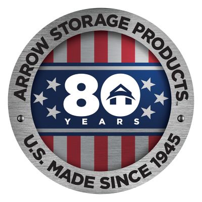 Image showing  6 ft. x 4 ft. Elite Steel Storage Shed, Blue Grey