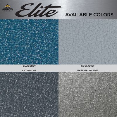 Image showing  6 ft. x 4 ft. Elite Steel Storage Shed, Blue Grey