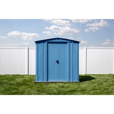 Image showing  Classic 6 x 7ft. Steel Storage Shed, Blue Grey