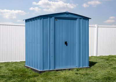 Image showing  Classic 6 x 5ft. Steel Storage Shed, Blue Grey