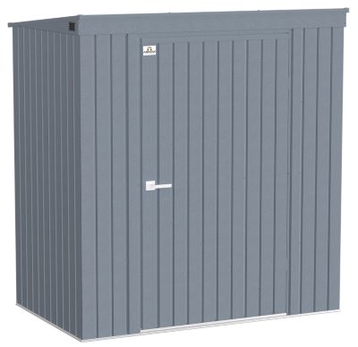 Arrow Elite 6 ft. x 4 ft. Steel Storage Shed, Anthracite