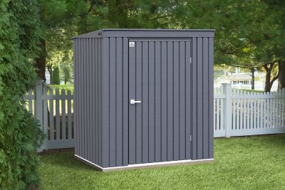 Image showing  6 ft. x 4 ft. Elite Steel Storage Shed, Anthracite