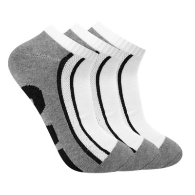 CAT Men's Half Cushion No-Show Socks, 3-Pack