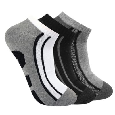 CAT Men's Half Cushion No-Show Socks, 3-Pack